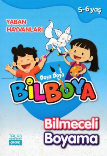 Doya Doya Bil Boya - Bilmeceli Boyama Yaban Hayvanları - 5-6 Yaş