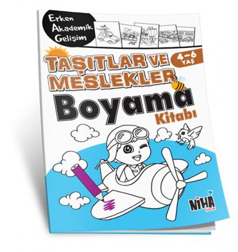 EAG Taşıtlar ve Meslekler Boyama Kitabı 4-6 Yaş