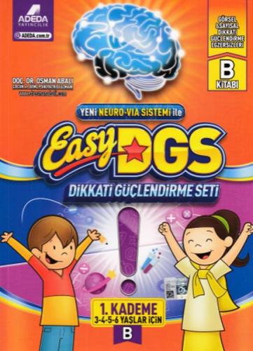 EASY Dikkati Güçlendirme Seti 3-6 yaş B Kitapçığı