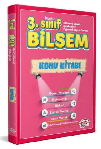 Editör 3. Sınıf Bilsem Konu Kitabı