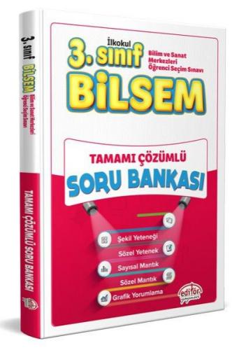 Editör 3. Sınıf Bilsem Tamamı Çözümlü Soru Bankası