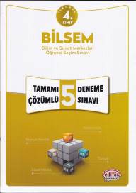 Editör 4. Sınıf Bilsem Tamamı Çözümlü 5 Deneme Sınavı