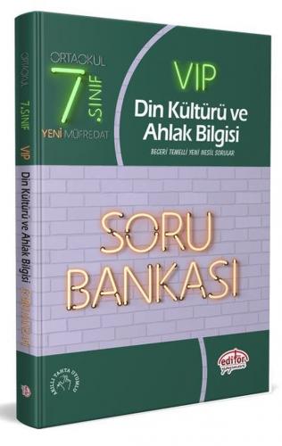 Editör 7. Sınıf VIP Din Kültürü ve Ahlak Bilgisi Soru Bankası (Yeni)