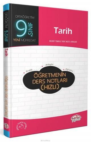 Editör 9. Sınıf Tarih Öğretmenin Ders Notları (Hızlı)