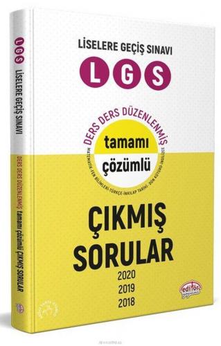 Editör LGS Çıkmış Sorular ve Çözümleri (Yeni)