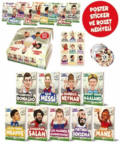 Efsane Futbolcular Kutulu Set (9 Kitap Takım)