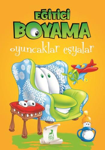 Eğitici Öğretici Boyama - Oyuncaklar Eşyalar