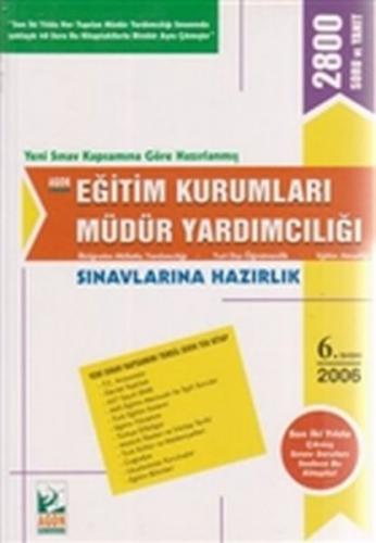 Eğitim Kurumları Müdür Yardımcılığı Sınavlarına Hazırlık