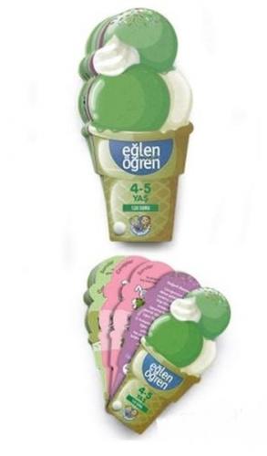 Eğlen Öğren Ice Cream - 120 Soru (4-5 Yaş)