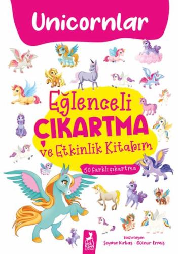 Eğlenceli Çıkartma ve Etkinlik Kitabım - Unicornlar