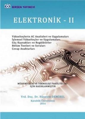 Elektronik -2 (Mühendislik ve Teknoloji Fakülteleri İçin)