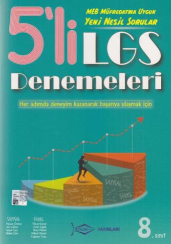 Etkin Yayınları 5'li LGS Denemeleri (35,00 TL)