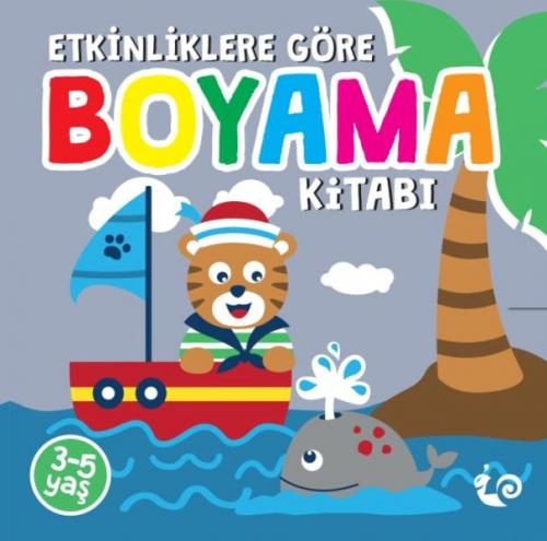 Etkinliklere Göre Boyama Kitabı - Gri