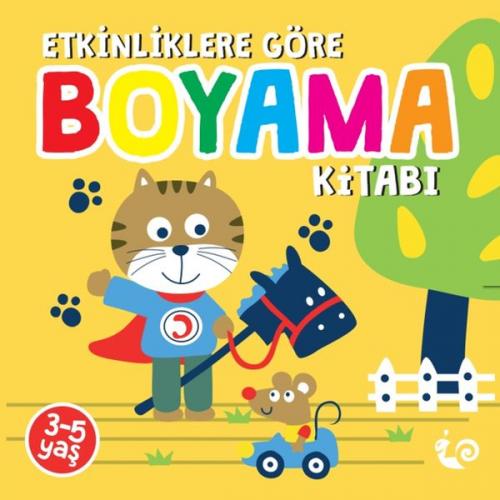 Etkinliklere Göre Boyama Kitabı - Sarı