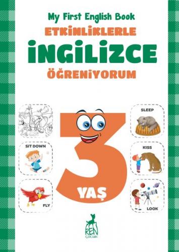 Etkinliklerle İngilizce Öğreniyorum 3 Yaş - My First English Book