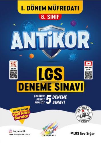 FDD LGS 1.Dönem Antikor Çözümlü 5 Deneme Sınavı