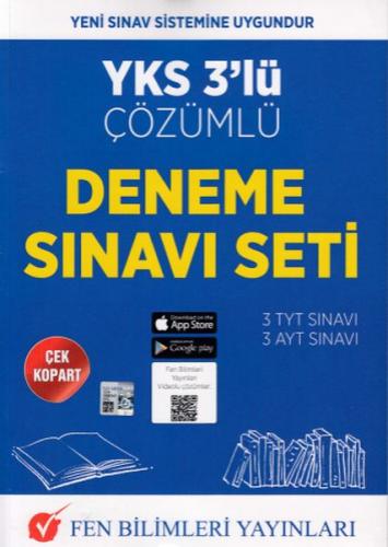 Fen Bilimleri YKS 3lü Çözümlü Deneme Sınavı Seti (Yeni)