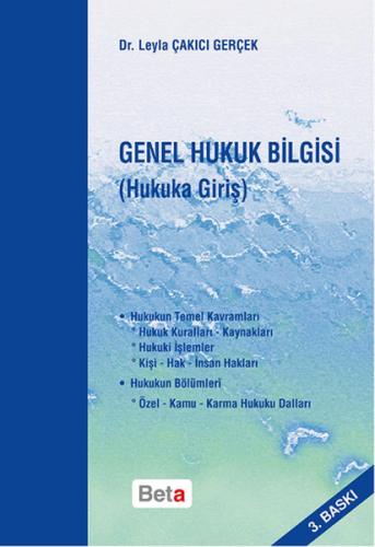 Genel Hukuk Bilgisi (Hukuka Giriş)