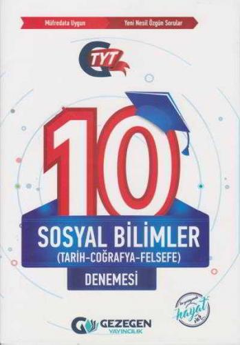 Gezegen TYT Sosyal Bilimler 10 Denemesi (Yeni)