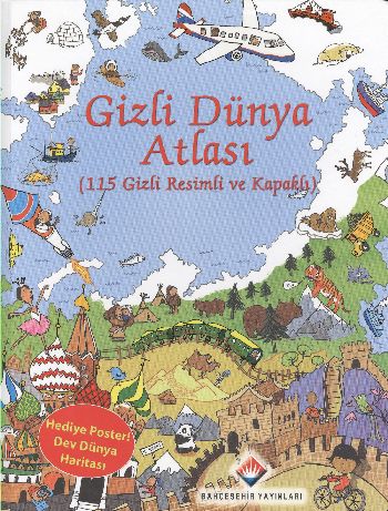 Gizli Dünya Atlası (115 Gizli Resimli ve Kapaklı)