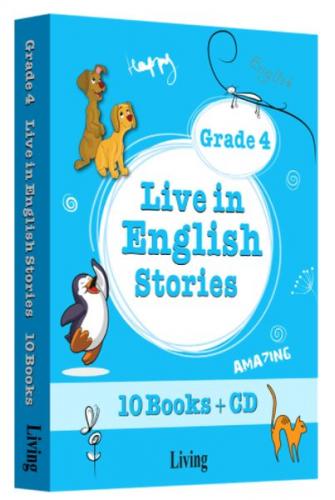 Grade 4 - Live in English Stories (10 Books CD)