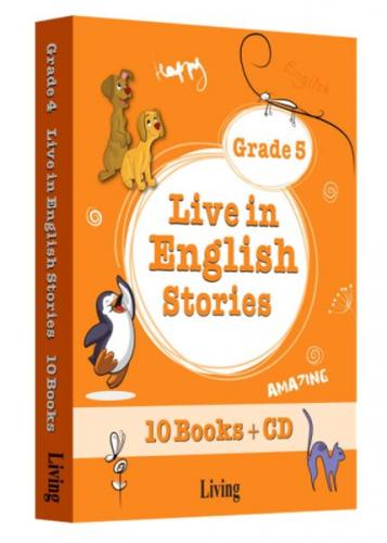 Grade 5 - Live in English Stories (10 Books CD)