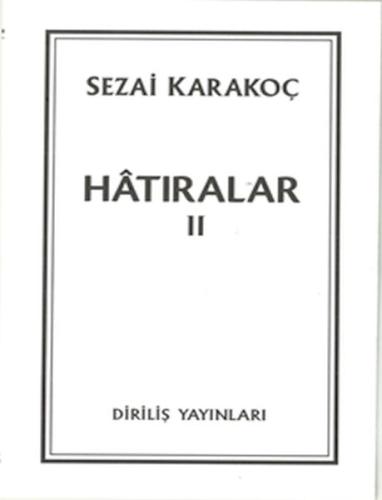 Hatıralar II