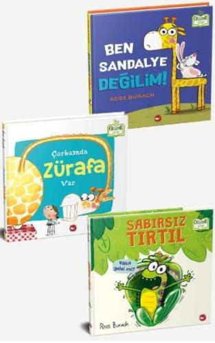 Hayvanlarla Eğleniyorum Set - Organik Kitap (3 Kitap Takım)