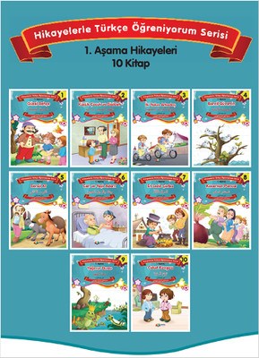 Hikayelerle Türkçe Öğreniyorum 1. Aşama (10 Kitap)