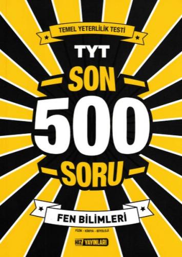 Hız TYT Son 500 Soru Fen Bilimleri (Yeni)