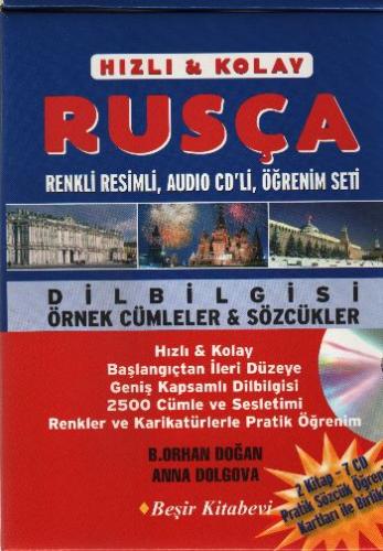 Hızlı-Kolay Rusça Öğrenim Seti (2 Kitap+3 CD Pratik Öğrenim Kartları i