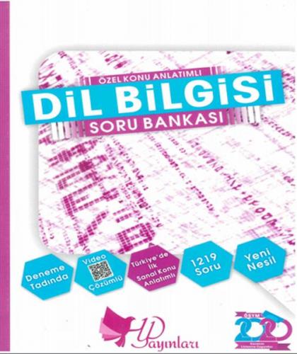 HYD Dil Bilgisi Soru Bankası 2020 (Yeni)