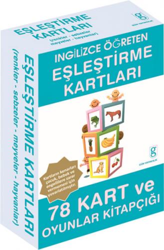 İngilizce Öğreten Eşleştirme Kartları 78 Kart ve Oyunlar Kitapçığı