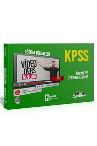 İsem 2021 KPSS Eğitim Bilimleri Ölçme ve Değerlendirme Video Ders Notl