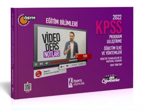 İsem Yayıncılık 2022 KPSS Eğitim Bilimleri Program Geliştirme Öğretim 