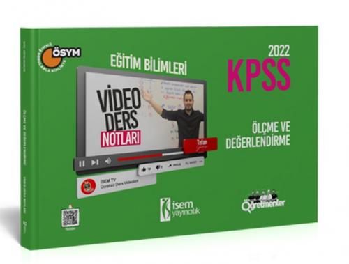 İsem Yayıncılık 2022 KPSS Eğitim Bilimleri Video Ölçme ve Değerlendirm