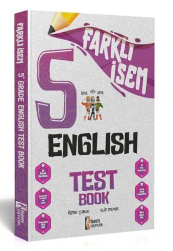 İsem Yayıncılık 2024 Farklı İsem 5.Sınıf İngilizce Soru Bankası