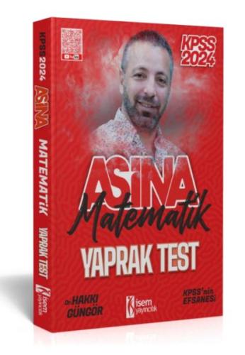 İsem Yayıncılık 2024 Kpss Aşina Matematik Çek-Kopart Yaprak Test