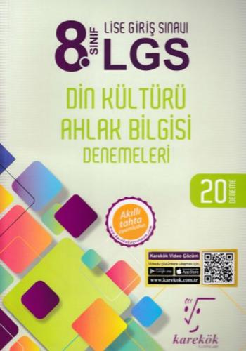 Karekök 8. Sınıf LGS Din Kültürü Ahlak Bilgisi 20 Deneme (Yeni)