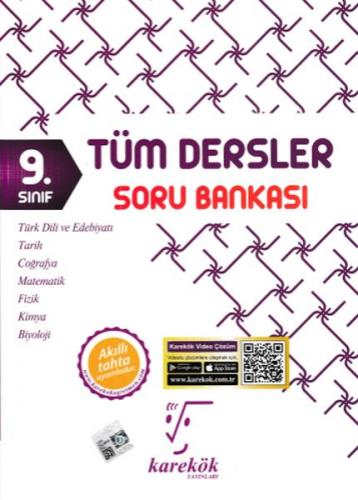 Karekök 9. Sınıf Tüm Dersler Soru Bankası (Yeni)