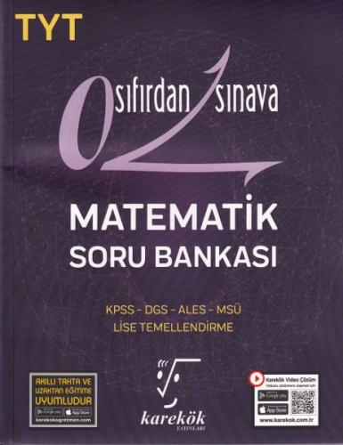 Karekök TYT Sıfırdan Sınava Matematik Soru Bankası (Yeni)