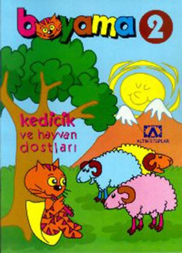 Kedicik ve Hayvan Dostları Boyama 2