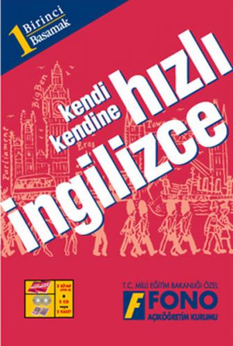 Kendi Kendine Hızlı İngilizce 1. Basamak (3 Kitap+3 CD)