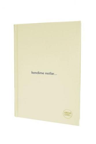 Kendime Notlar Arda Erel Defter (Beyaz Ciltli)