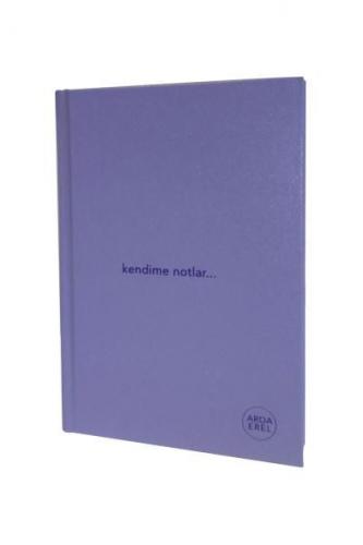 Kendime Notlar Arda Erel Defter (Lila Ciltli)