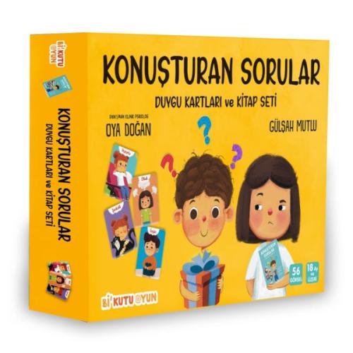 Konuşturan Sorular - Duygu Kartları ve Kitap Seti