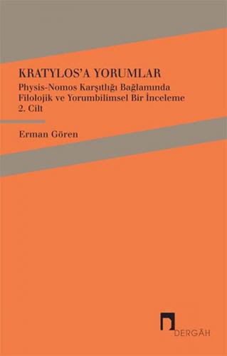 Kratylos 2. Cilt - Kratylosa Yorumlar