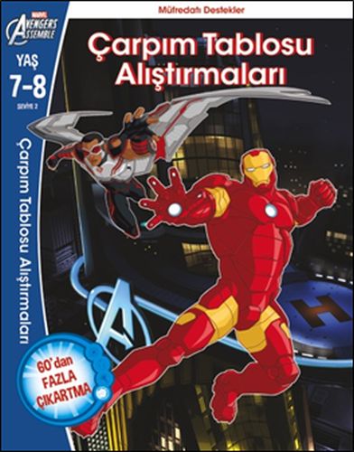 Marvel Avengers Assemble Çarpım Tablosu Alıştırmaları 7-8 Yaş