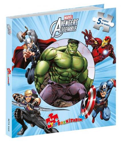 Marvel Avengers Assemble İlk Yapboz Kitabım (5 Yapboz Birarada)