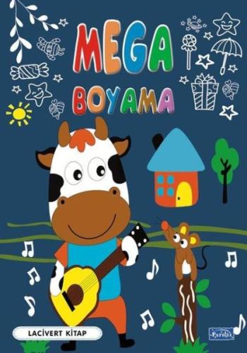 Mega Boyama Lacivert Kitap